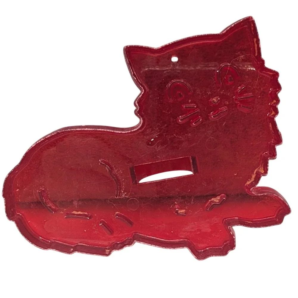 Vintage Hrm Cookie Cutters Holidays Snowman Turkey Cat USA Made Set of Three MCM